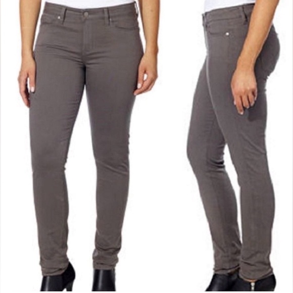 Calvin Klein Jeans Pants - Calvin Klein Jeans Women’s Grey Mid-Rise Soft Stretch Skinny Pant Size 4